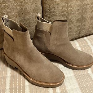 Dolce Vita Huey Stone Grey Suede Bootie